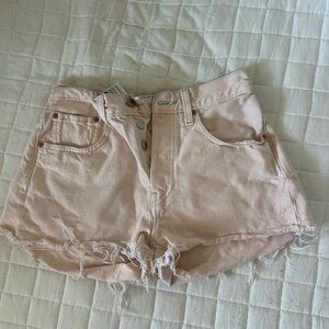 Levi's Women's Pink Denim Shorts